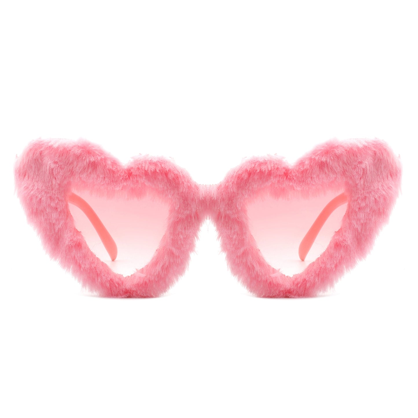 FUZZY PLUSH SUNGLASSES ASSORTED COLORS