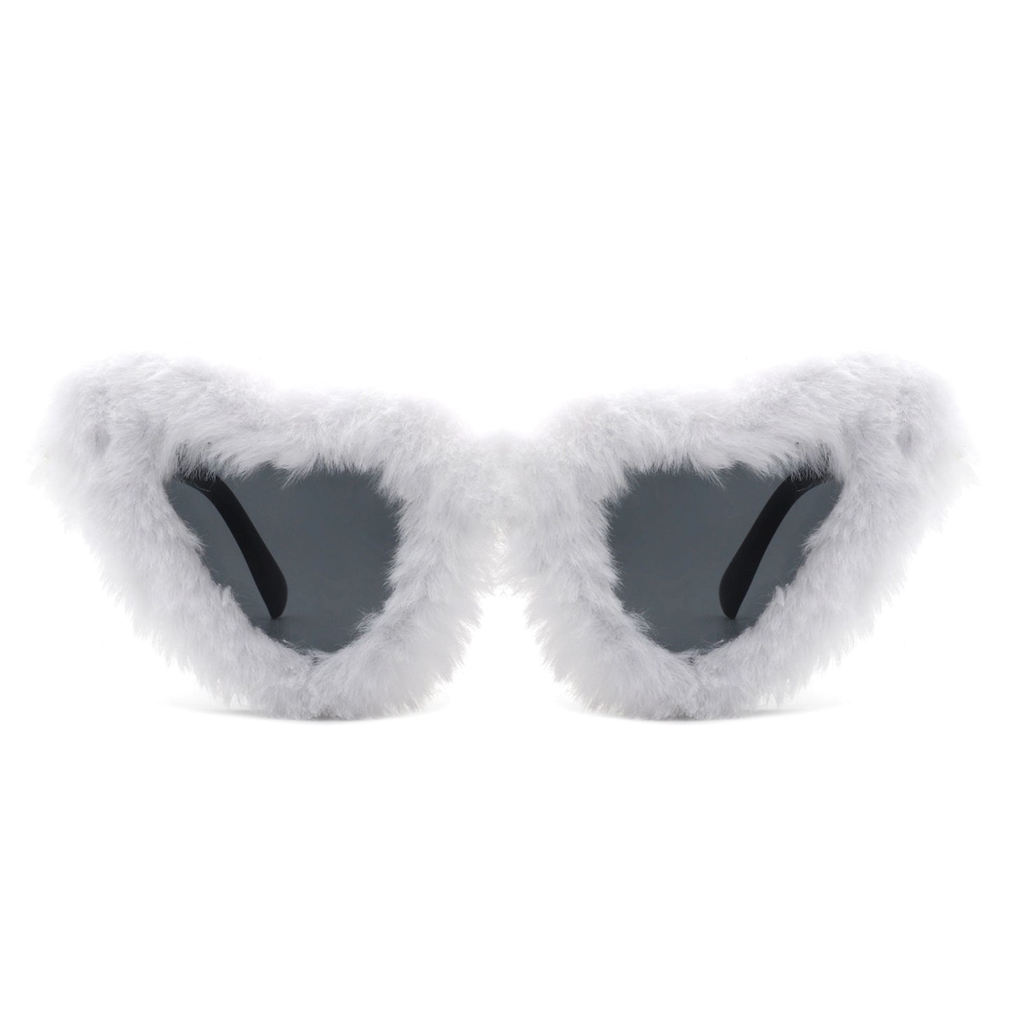 FUZZY PLUSH SUNGLASSES ASSORTED COLORS