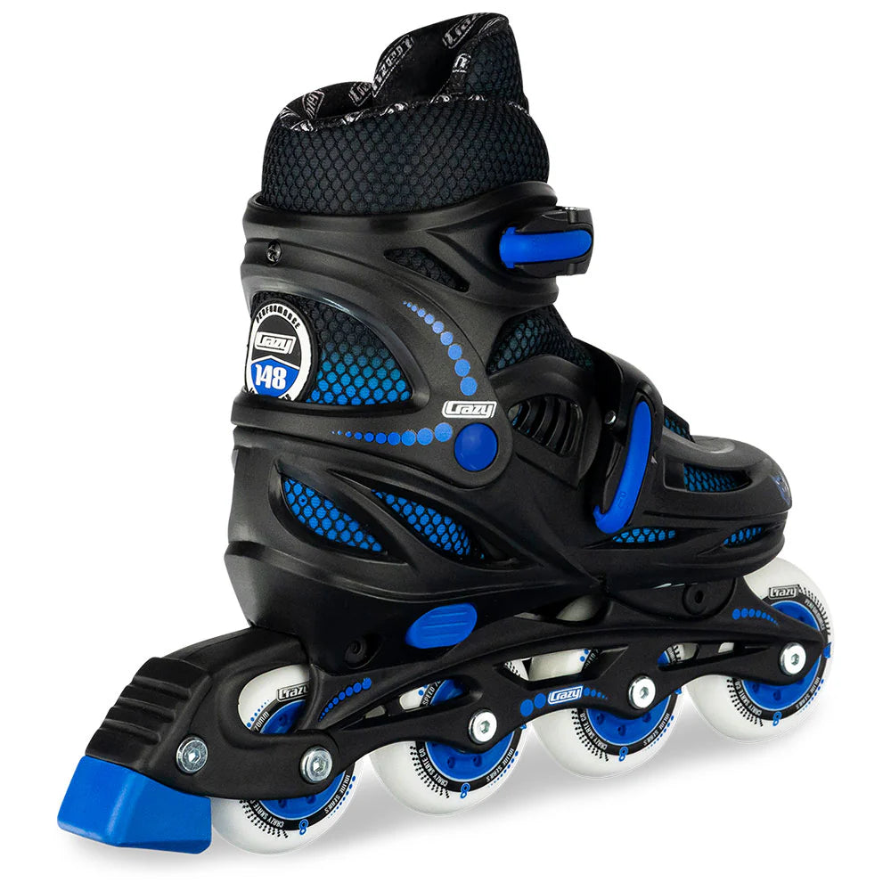 KIDS ADJUSTABLE ROLLERBLADE BLACK/BLUE