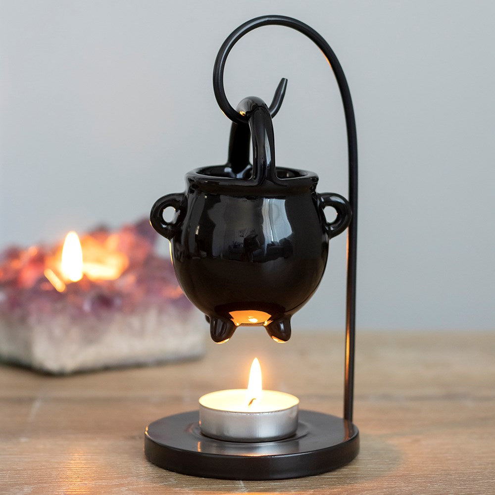 HANGING CAULDRON OIL OR WAX BURNER