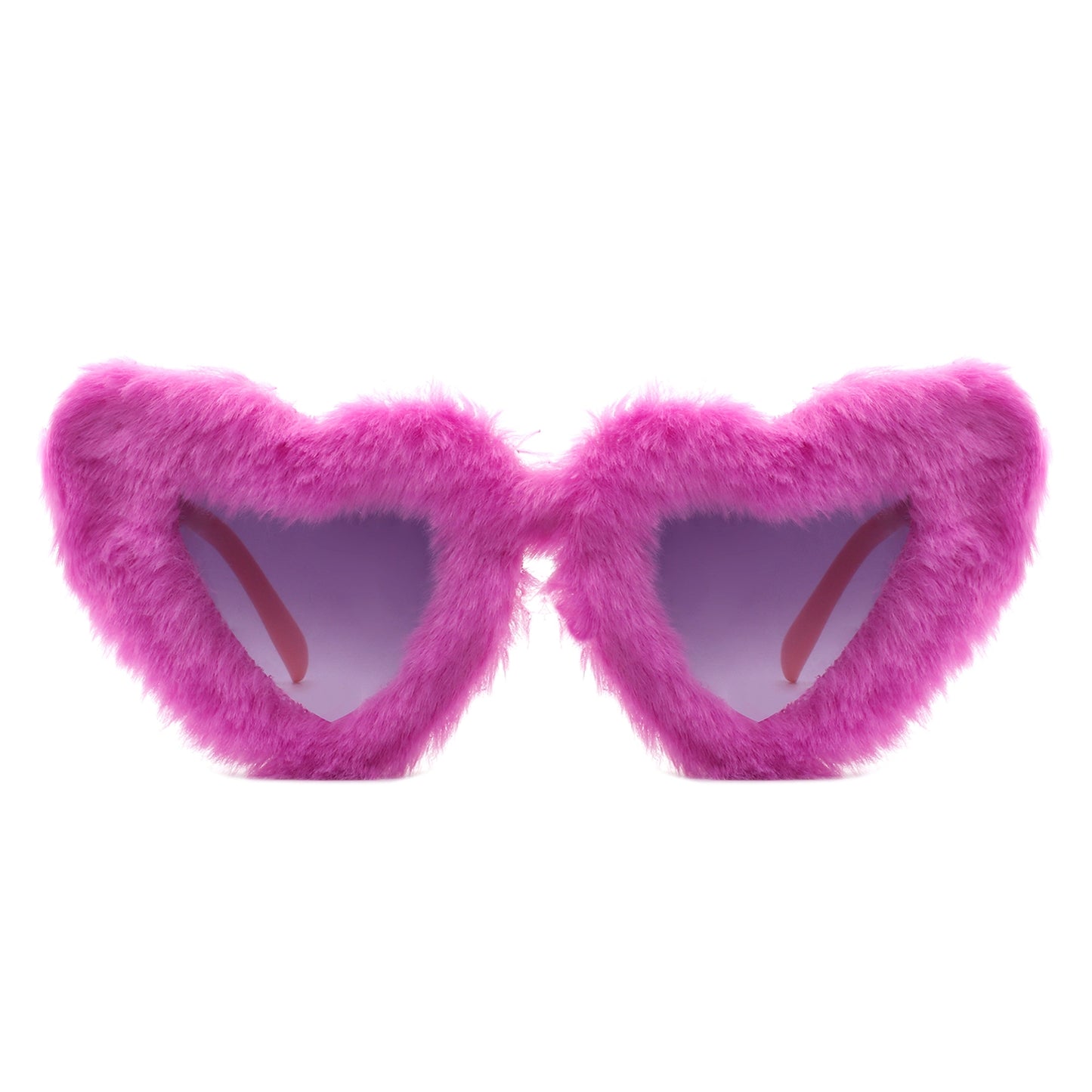 FUZZY PLUSH SUNGLASSES ASSORTED COLORS