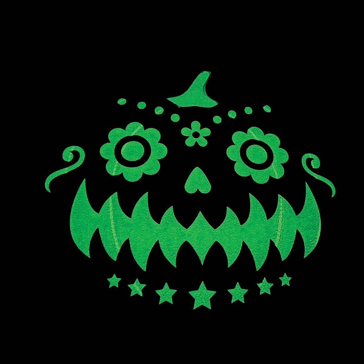 GLOW IN THE DARK JACK O LANTER CROSSBODY BAG