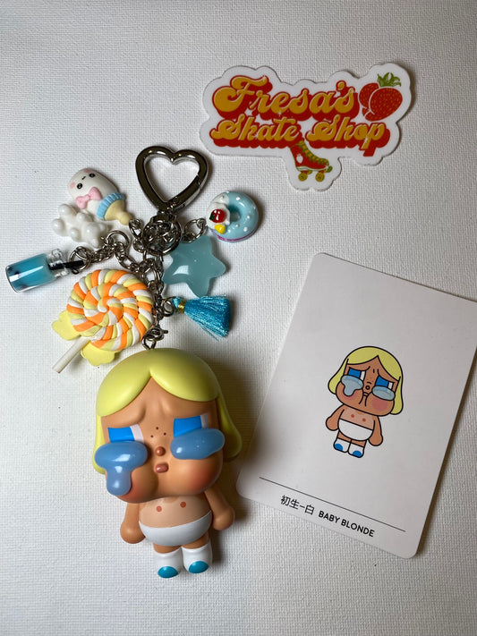 KEYCHAIN CRYBABY BABY BLONDE