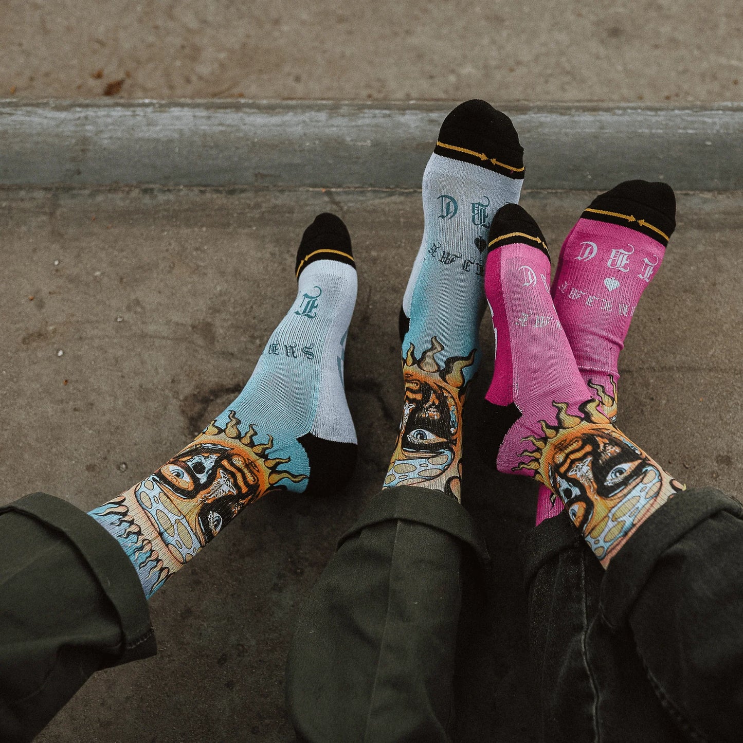 SUBLIME 40oZ TO FREEDOM ALBUM COVER CREW SOCKS