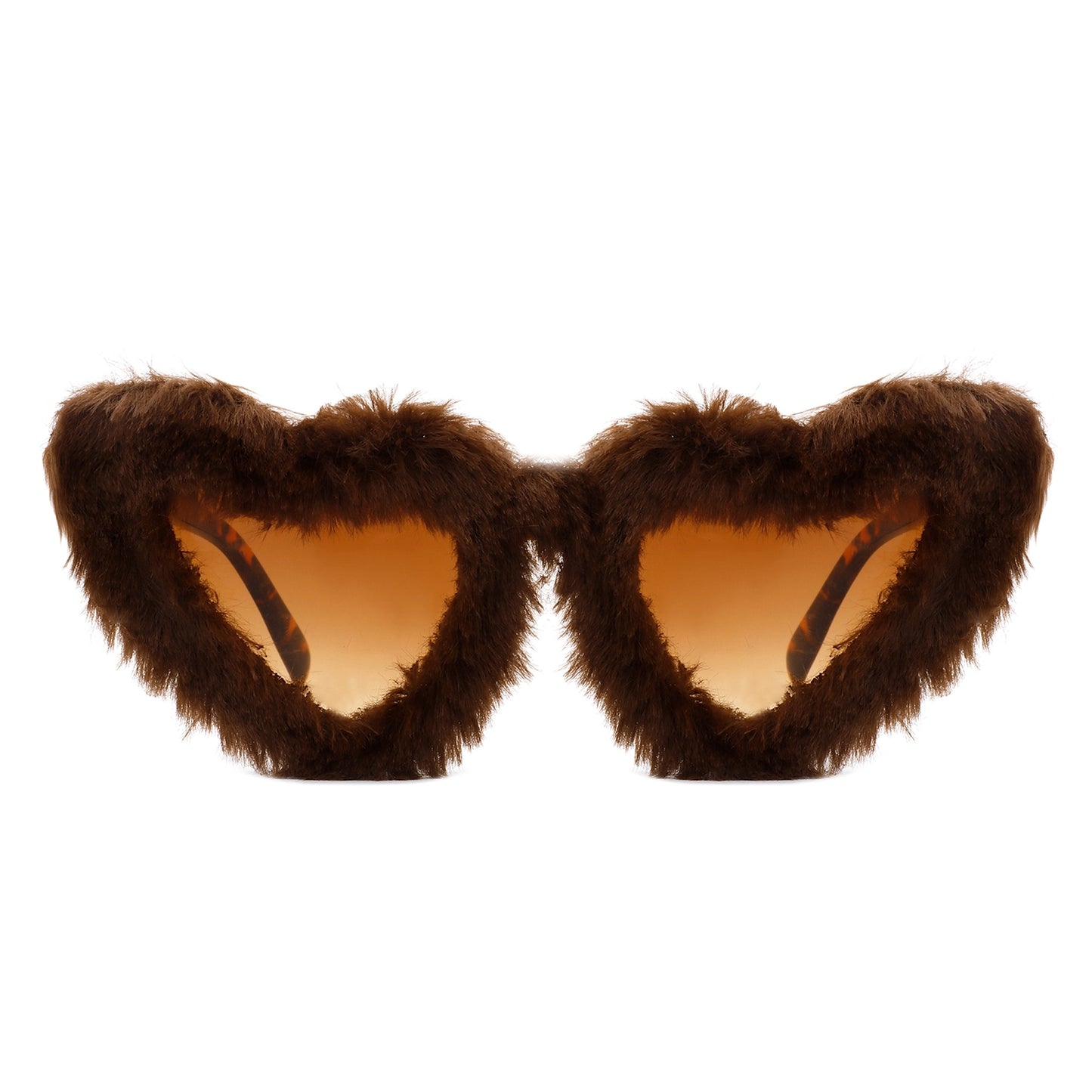 FUZZY PLUSH SUNGLASSES ASSORTED COLORS