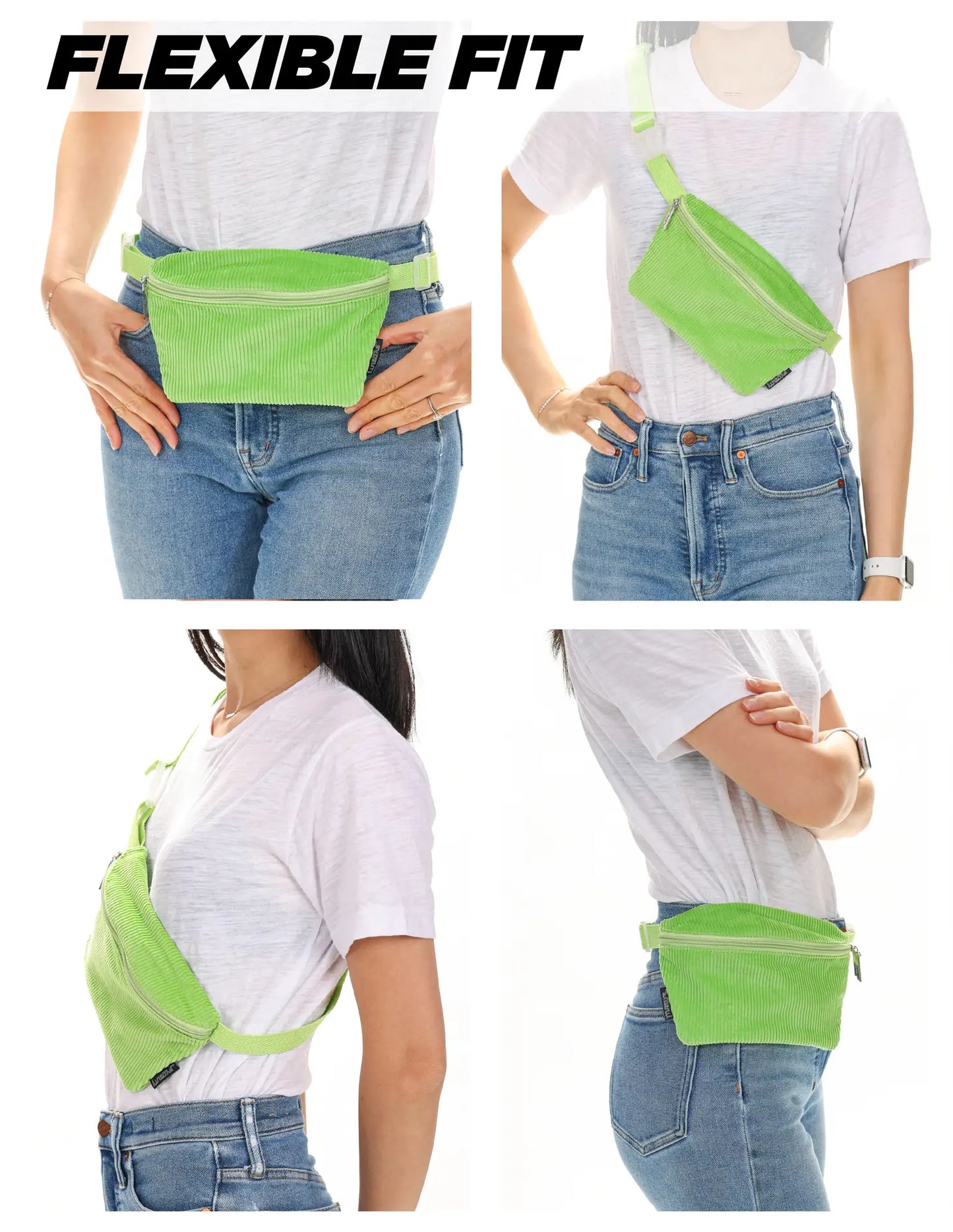 FANNY PACK - CORDUROY GREEN