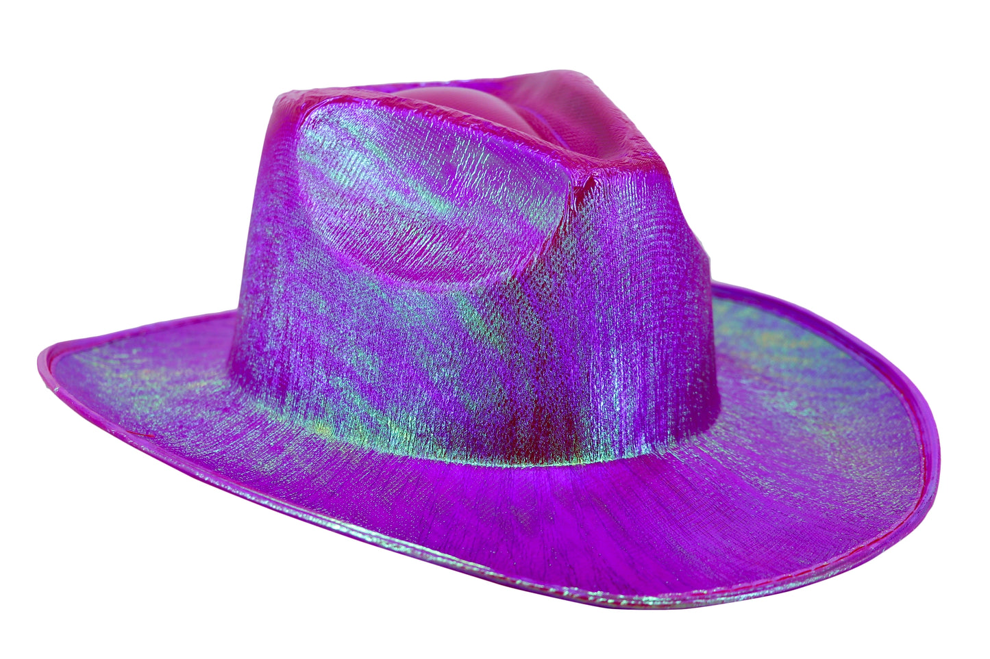 METALLIC PURPLE COWBOY HAT