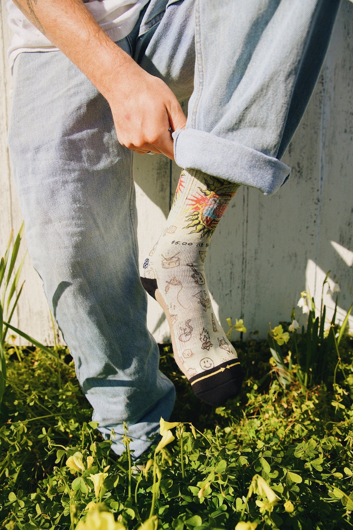 SUBLIME 40oZ TO FREEDOM MIND BLOWN TALL SOCKS