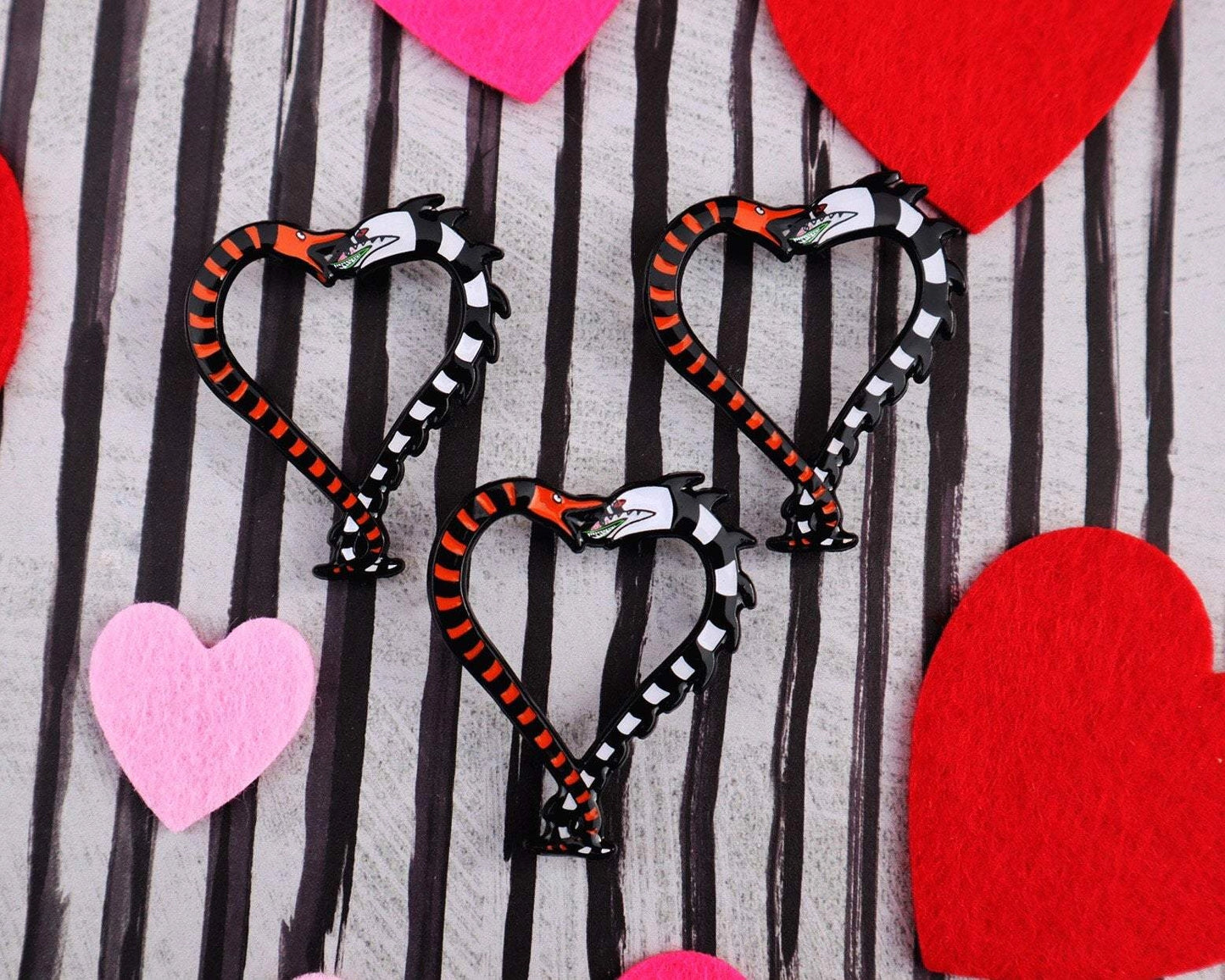 BURTON LOVE ENAMEL PIN