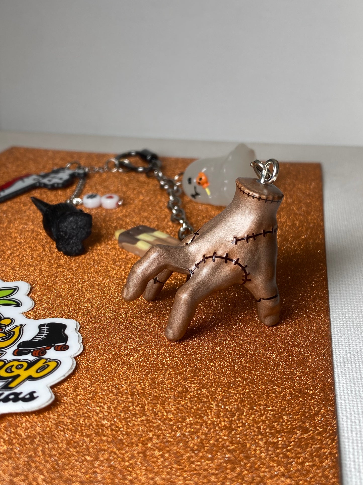 THING ADAMS KEYCHAIN OR BAG CHARM WHITE KNIFE