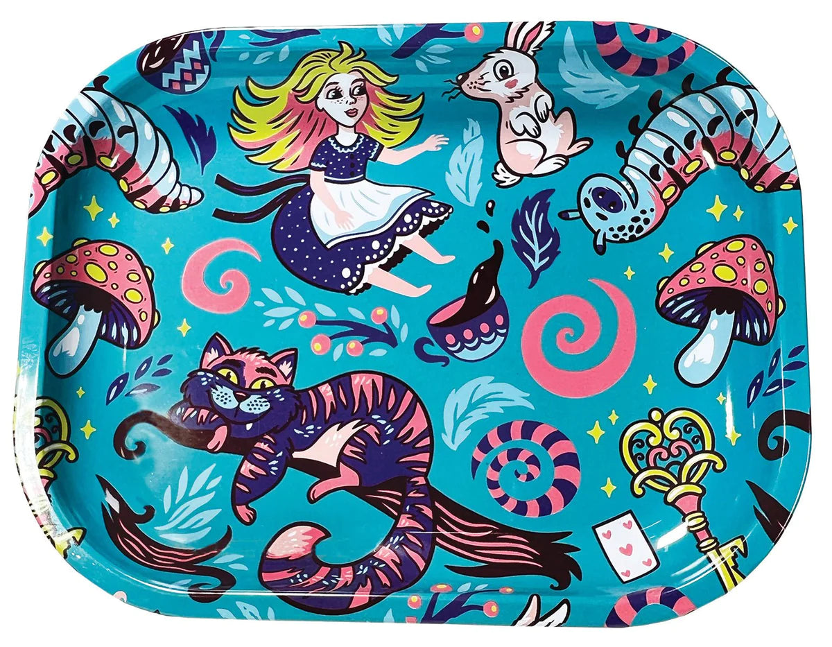METAL RETRO ROLLING TRAYS ASSORTED