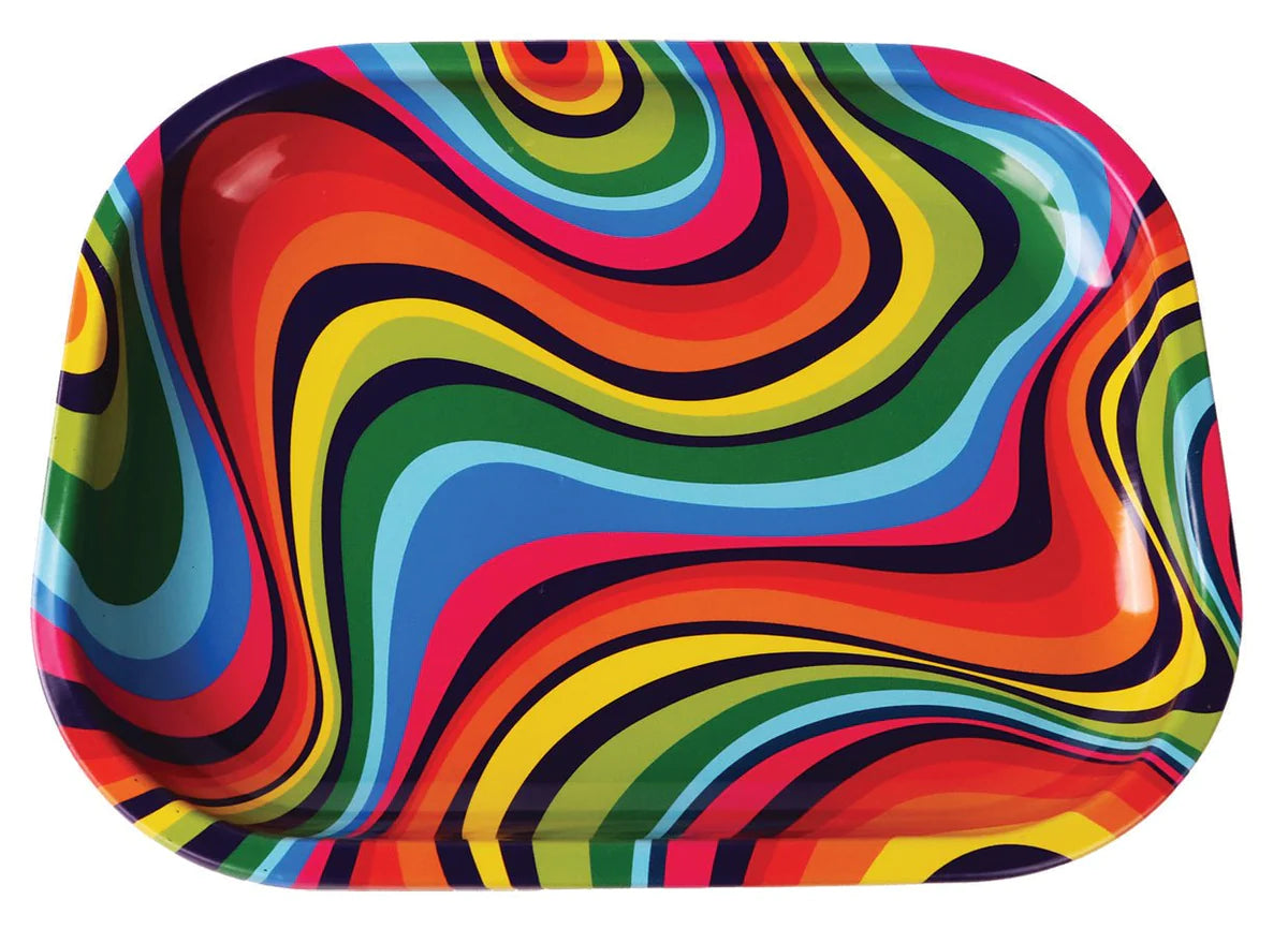 METAL RETRO ROLLING TRAYS ASSORTED
