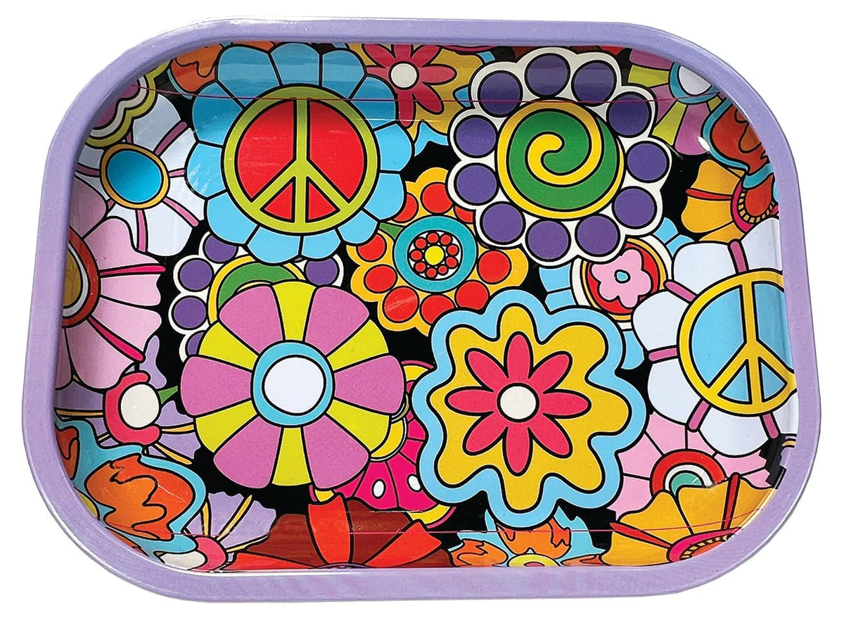 METAL RETRO ROLLING TRAYS ASSORTED