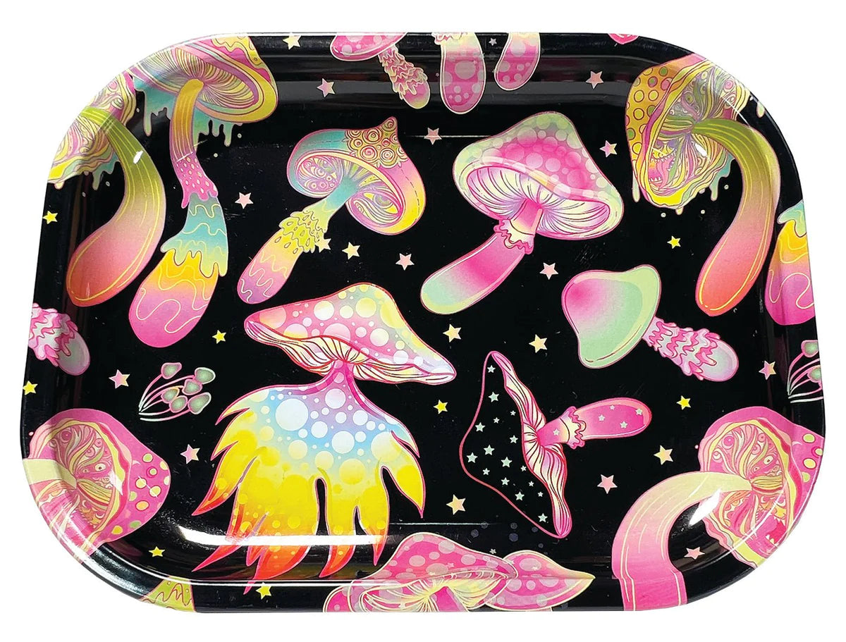 METAL RETRO ROLLING TRAYS ASSORTED