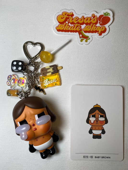 KEYCHAIN CRYBABY BABY BROWN