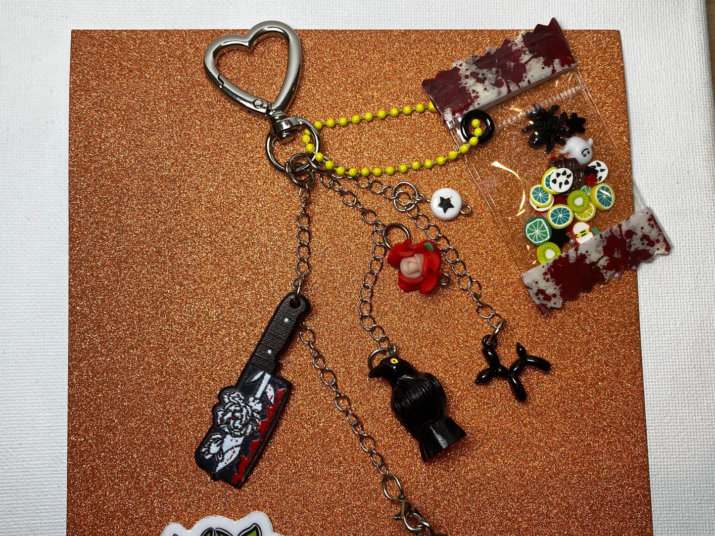 WEDNESDAY KEYCHAIN OR BAG CHARM KNIFE