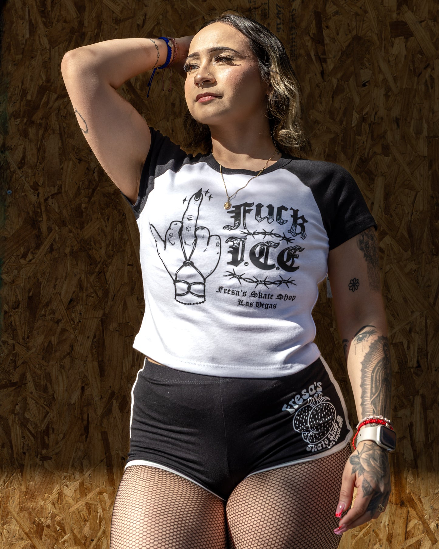 F- I.C.E CROP TEE