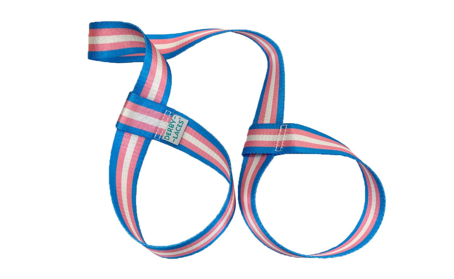 BABY BLUE/PINK TRNAS SKATE LEASH