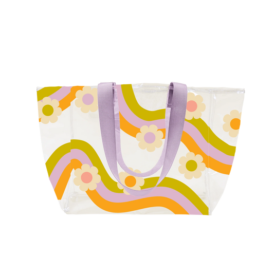 DAISY TOTE BAG - WAVY DAISY