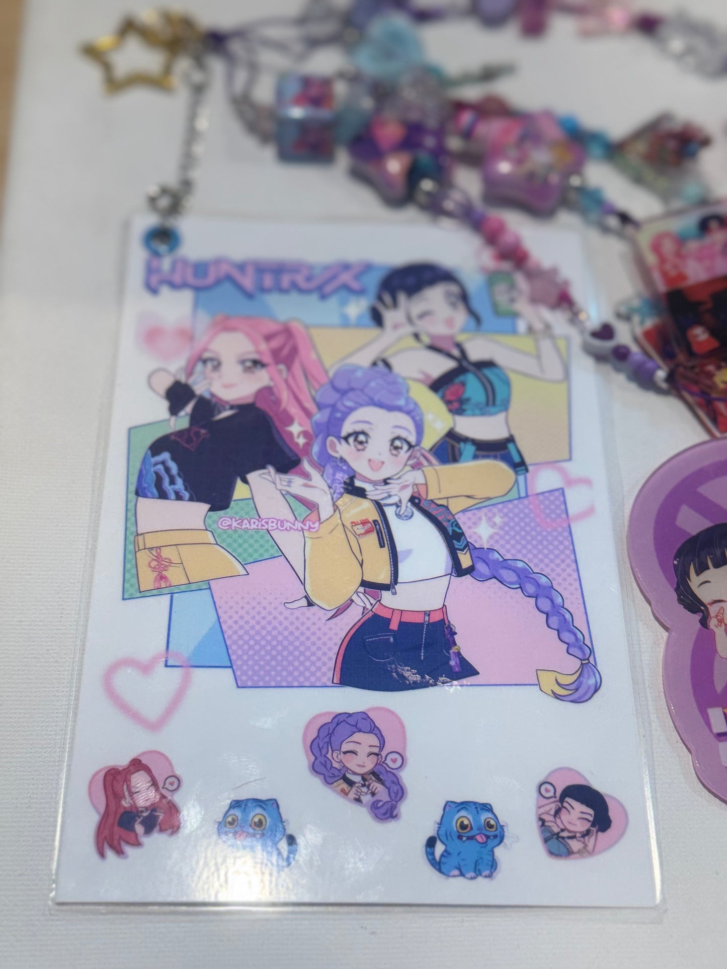 HUNTING DEMONS BAG CHARM & BOOKMARK