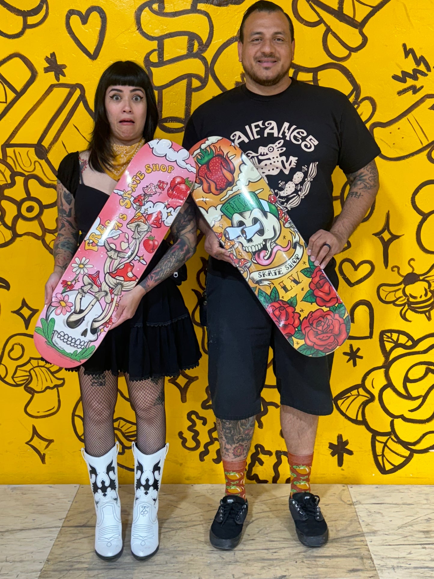 FRESA'S SK8 DECK MUSHROOMS 9.0"