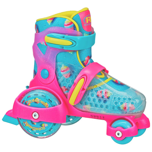 KIDS ADJUSTABLE TRAINING SKATES PINK
