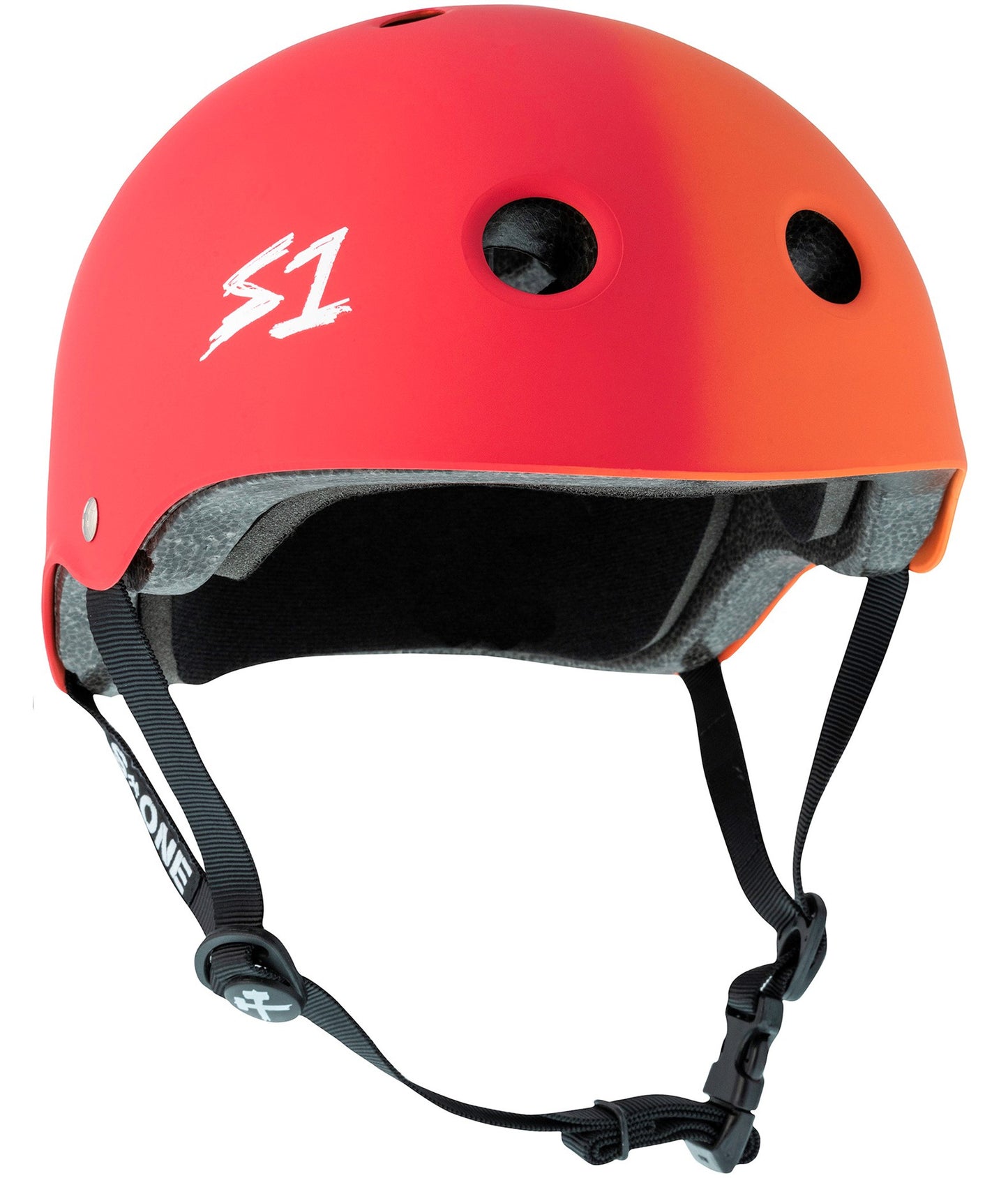 S1 LIFER HELMET-RED/ORANGE MATTE*