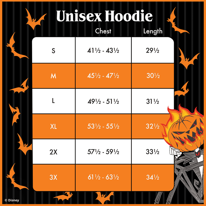 LOUNGEFLY NIGHTMARE BEFORE CHRISTMAS PUMPKIN HOODIE BLACK