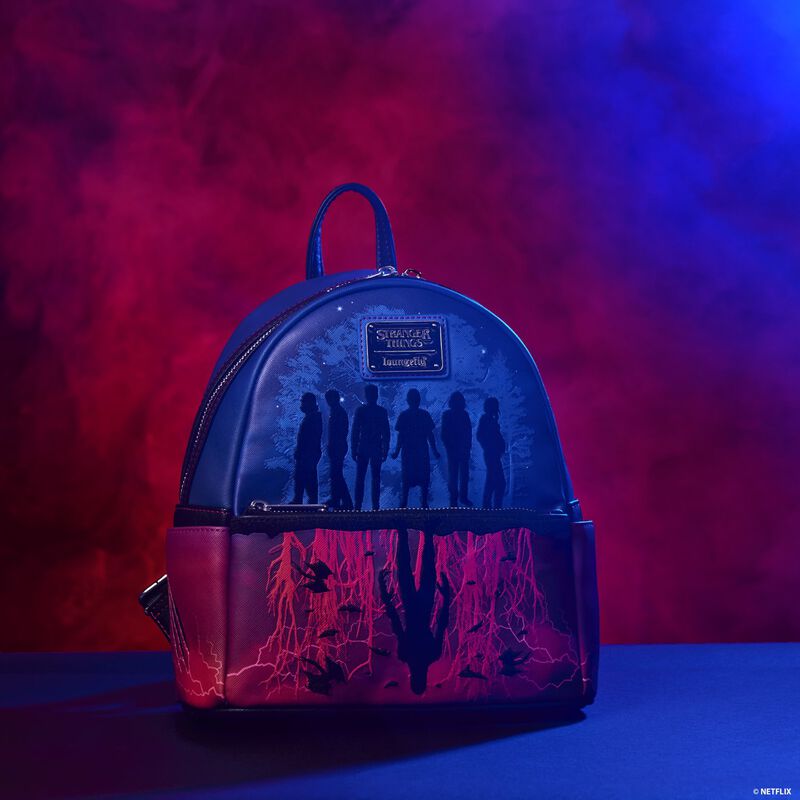 LOUNGEFLY STRANGER THINGS UPSIDE DOWN MINI BACKPACK
