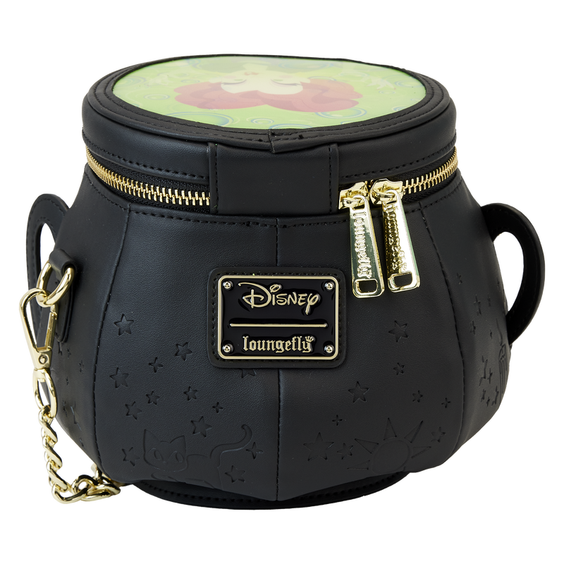 LOUNGEFLY DISNEY HOCUS POCUS WINIFRED CAULDRON CROSSBODY BAG