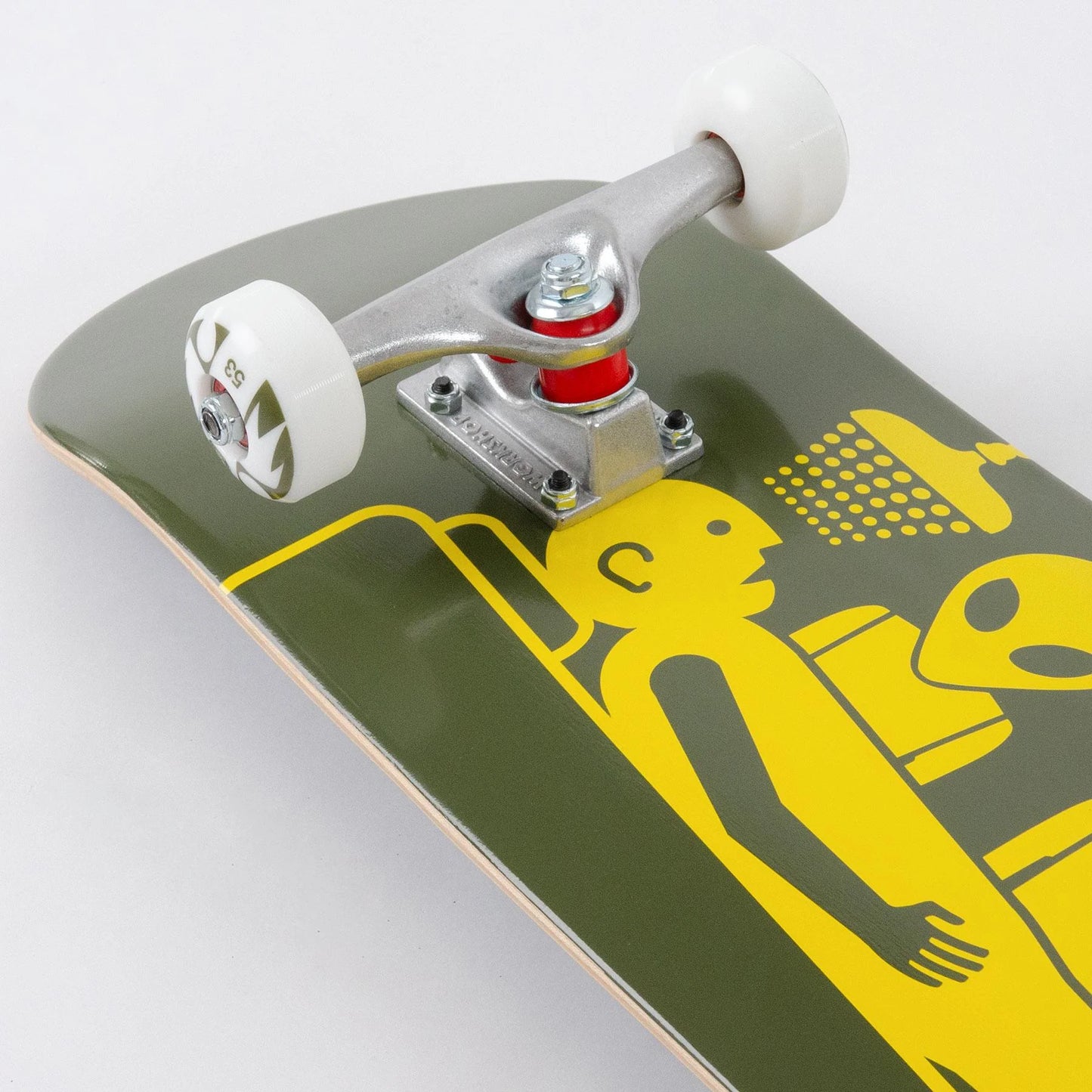 COMPLETE SKATEBOARD ALIEN WORKSHOP ABDUCTION 8.25