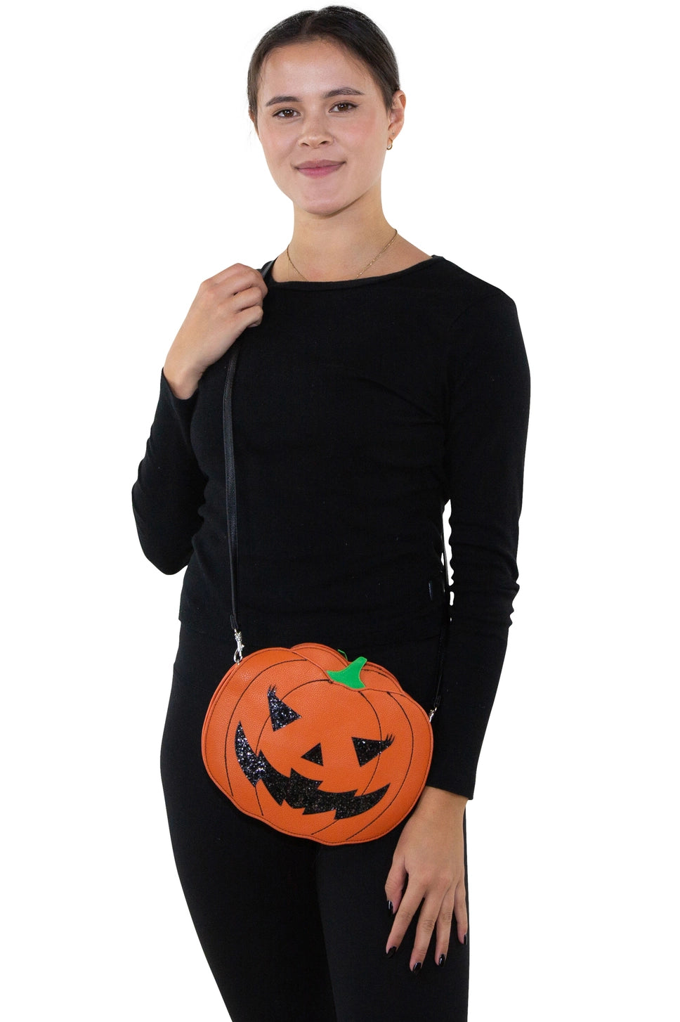 TWO FACE JACK O LANTER CROSSBODY BAG