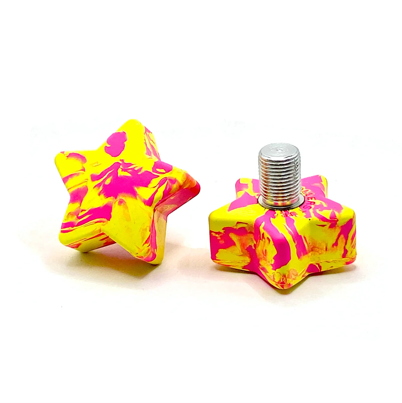 PINK/YELLOW TOE STOP STAR (PAIR)