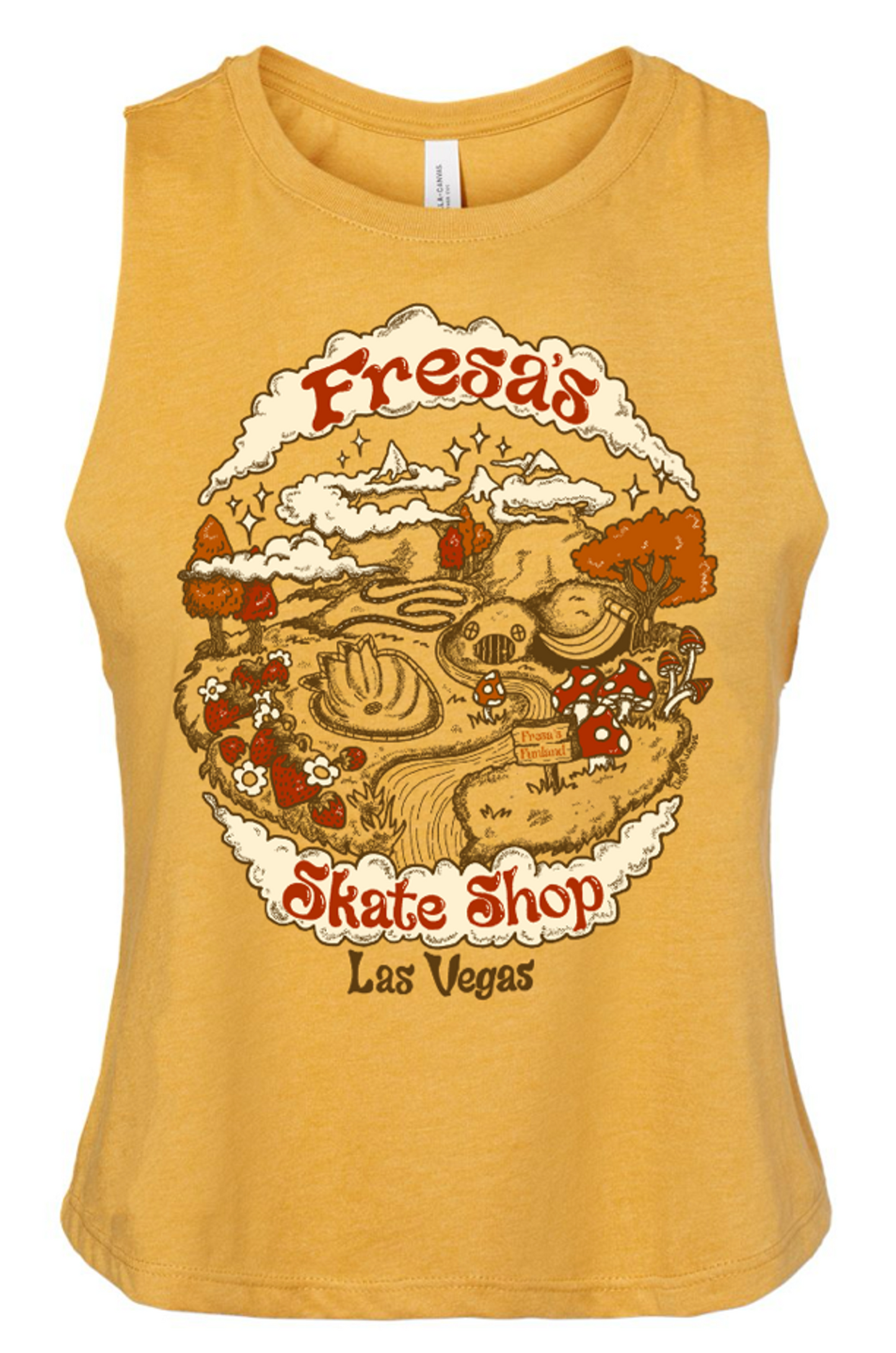 FUN LAND SLEEVELESS RACERBACK TANK