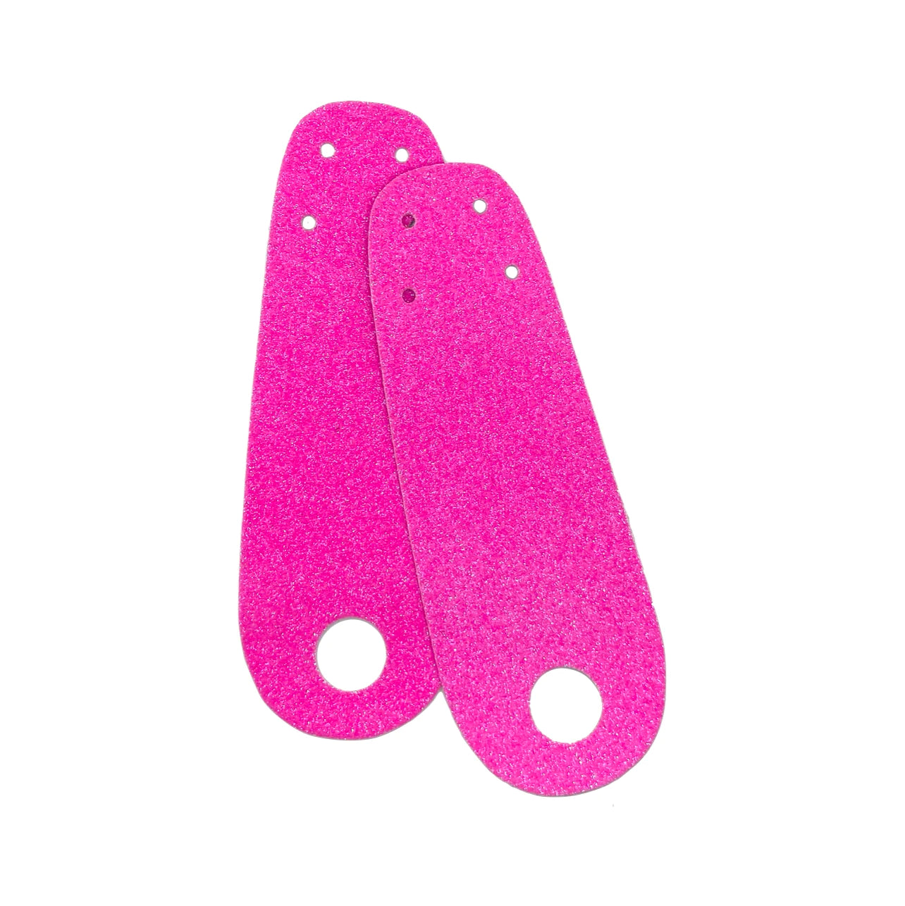 HOT PINK GLITTER TOE GUARDS (PAIR)