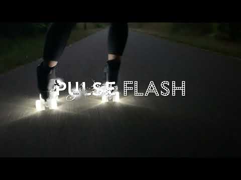 FLASH/LIGHT UP GLITTER OUTDOOR WHEELS (8-PACK)BLACK