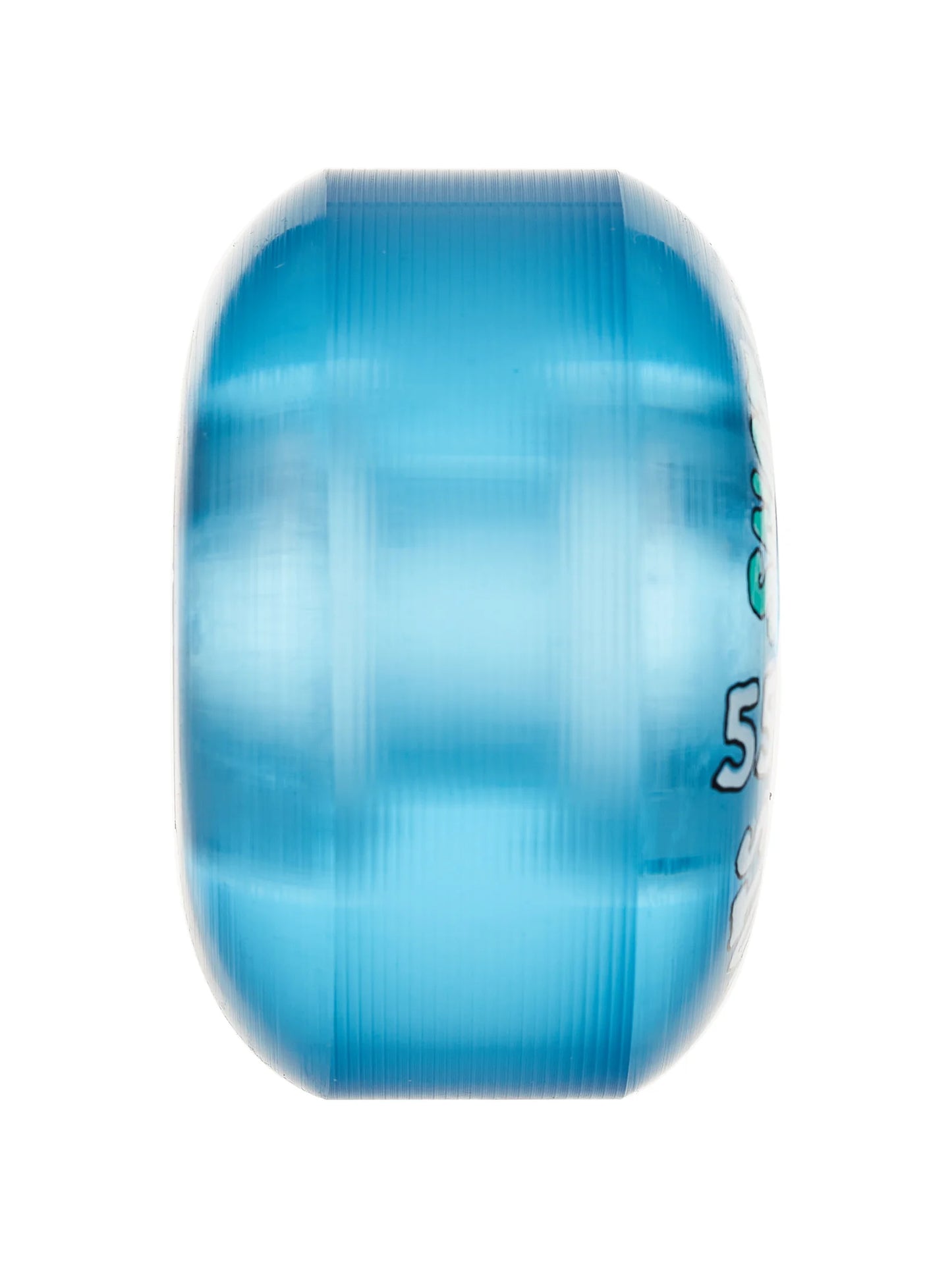 SNOT CLEAR BLUE WHEEL 55MM 101A