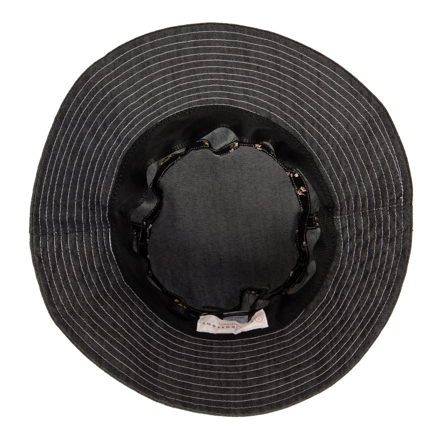 BLACK BUCKET HAT