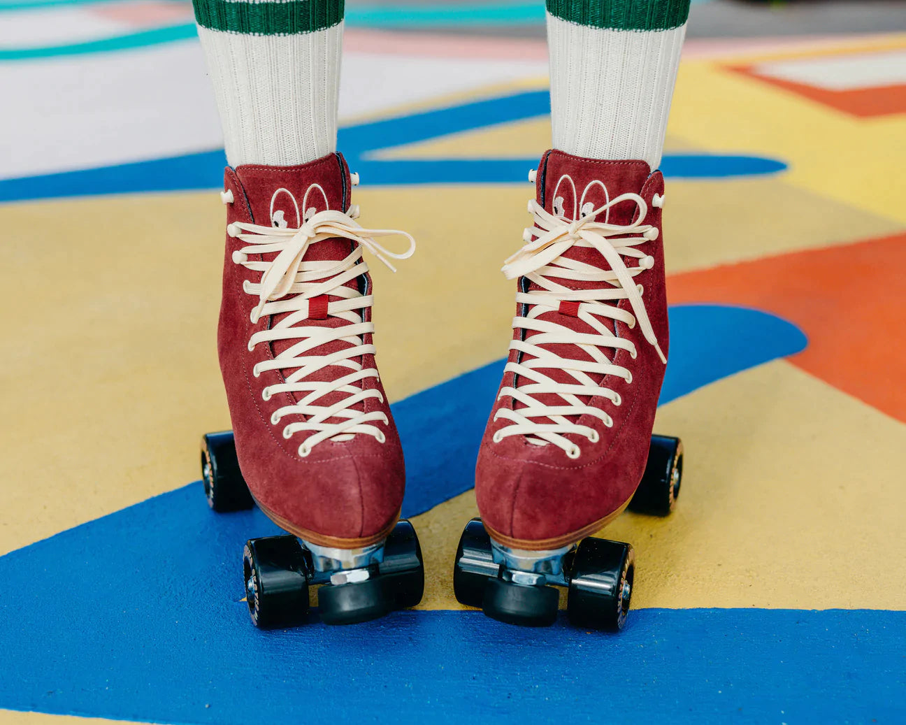 CHUFFED- WANDERES SKATES-BURGUNDY