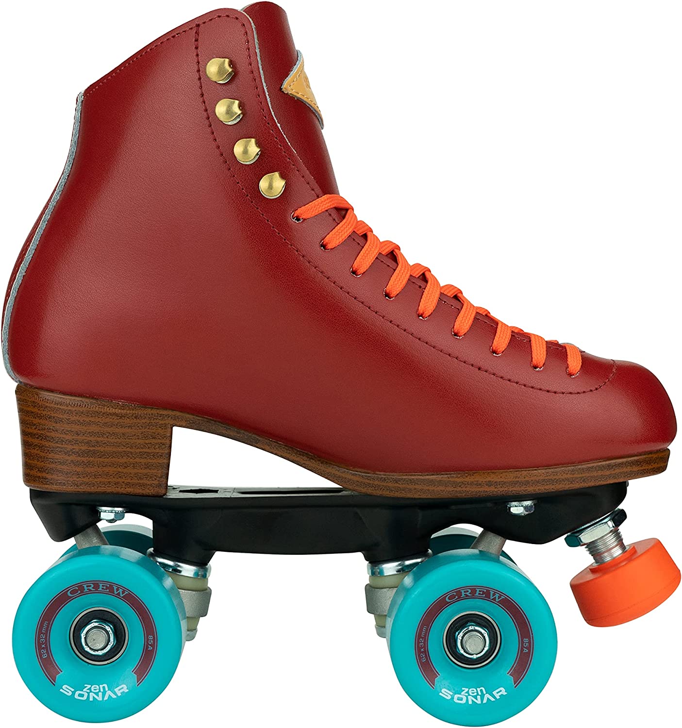 RIEDELL CREW ROLLER SKATE-CRIMSON