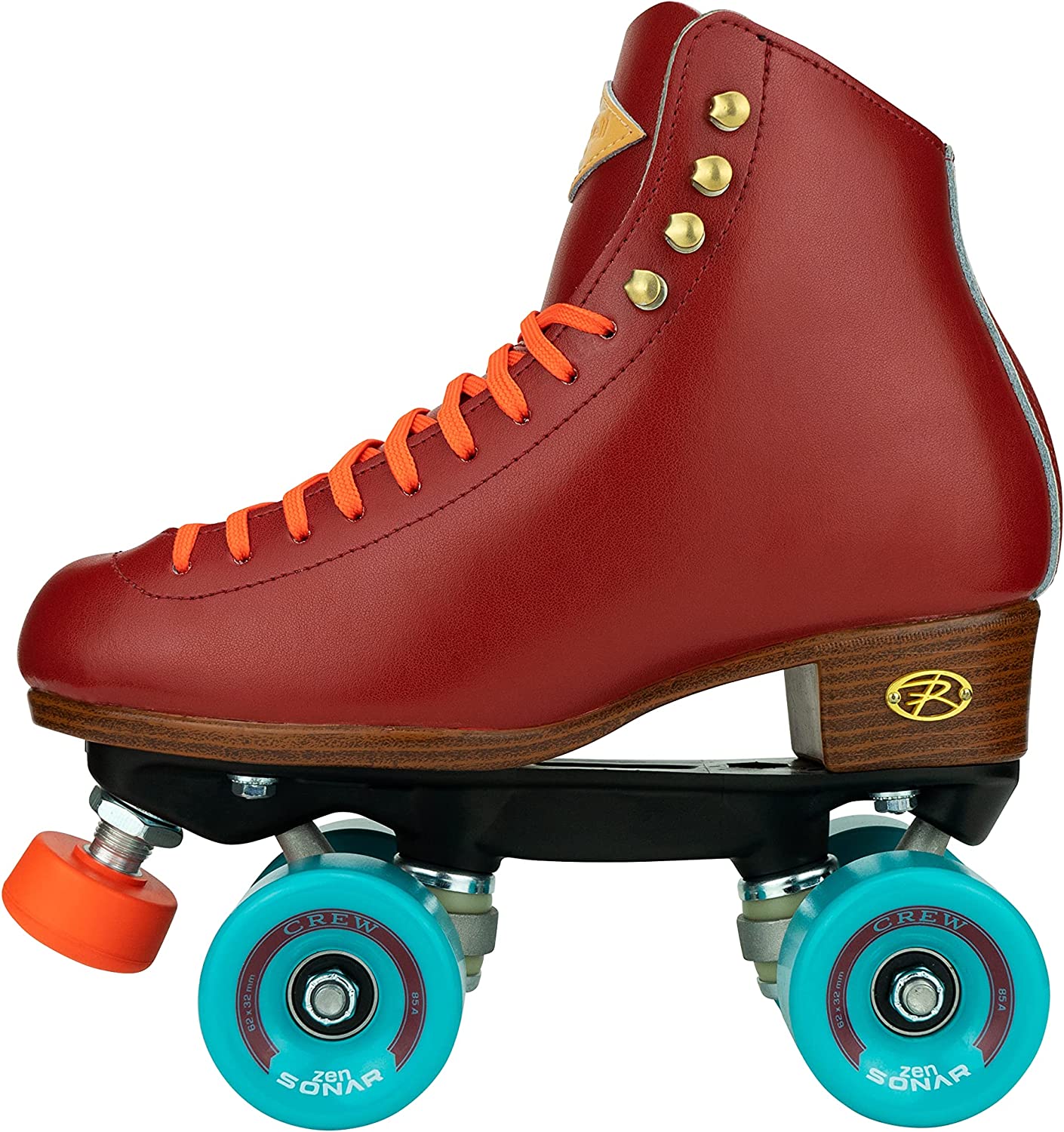 RIEDELL CREW ROLLER SKATE-CRIMSON