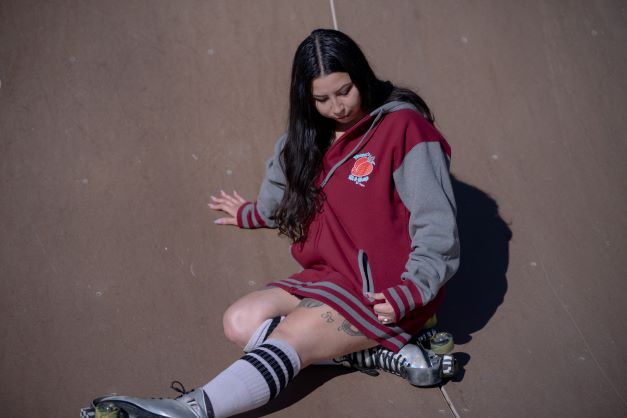 FRESA'S VARSITY JACKET BURGENDY