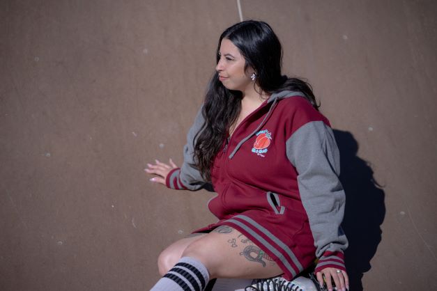 FRESA'S VARSITY JACKET BURGENDY
