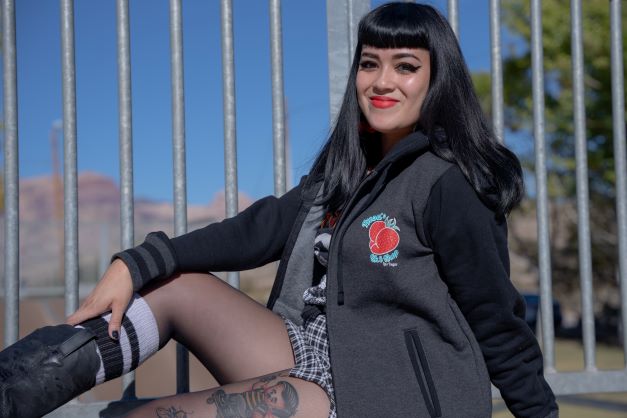 FRESA'S VARSITY JACKET BLACK
