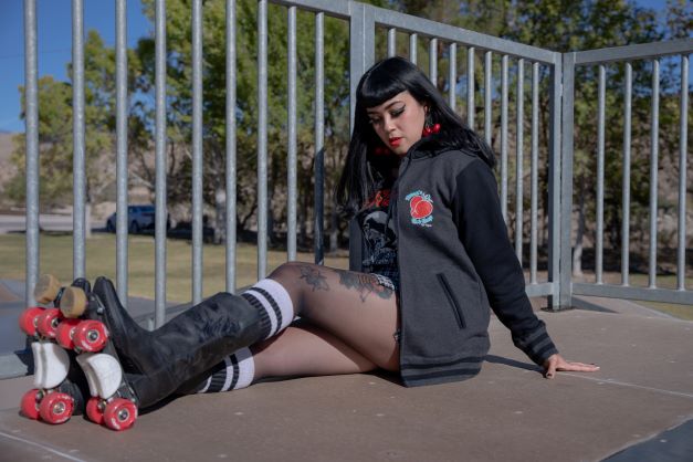FRESA'S VARSITY JACKET BLACK