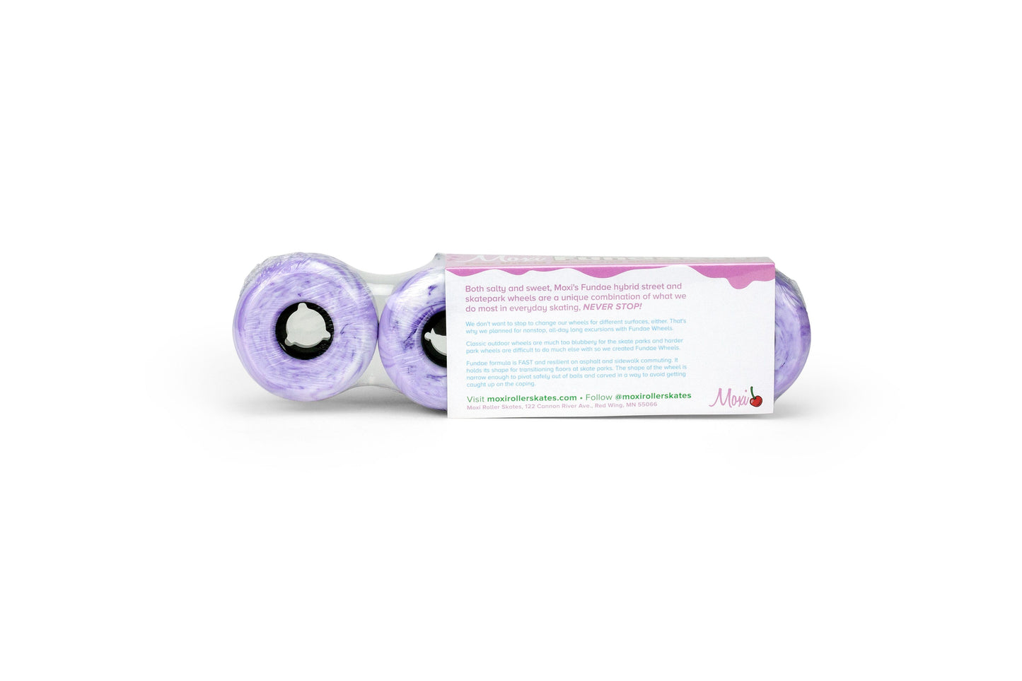 MOXI FUNDAE LAVENDER WHEELS (8-PACK)