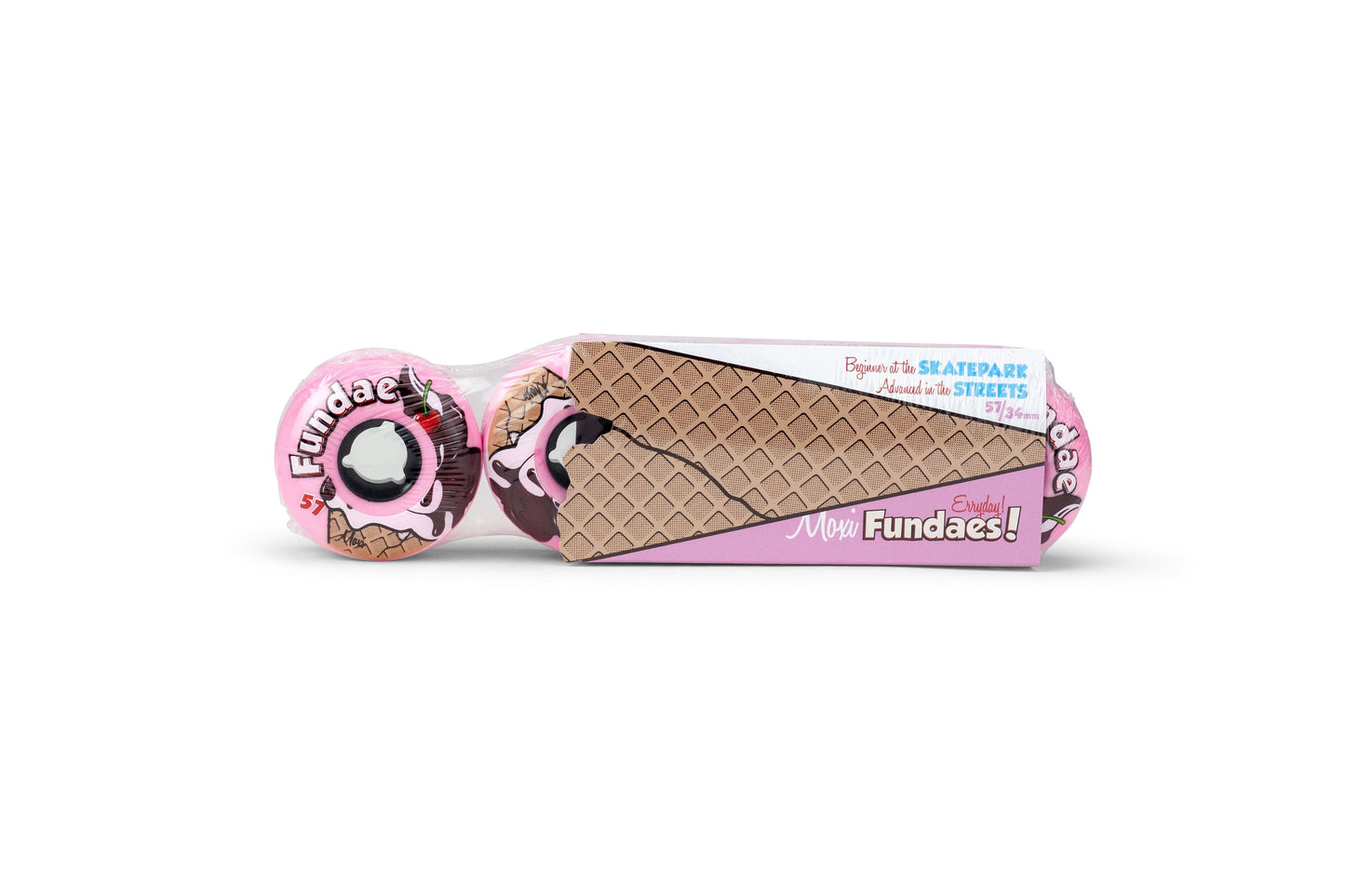 MOXI FUNDAE BUBBLEGUM WHEELS (8-PACK)