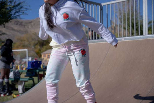 FRESA'S TIE DYE FLEECE JOGGER SUNSET