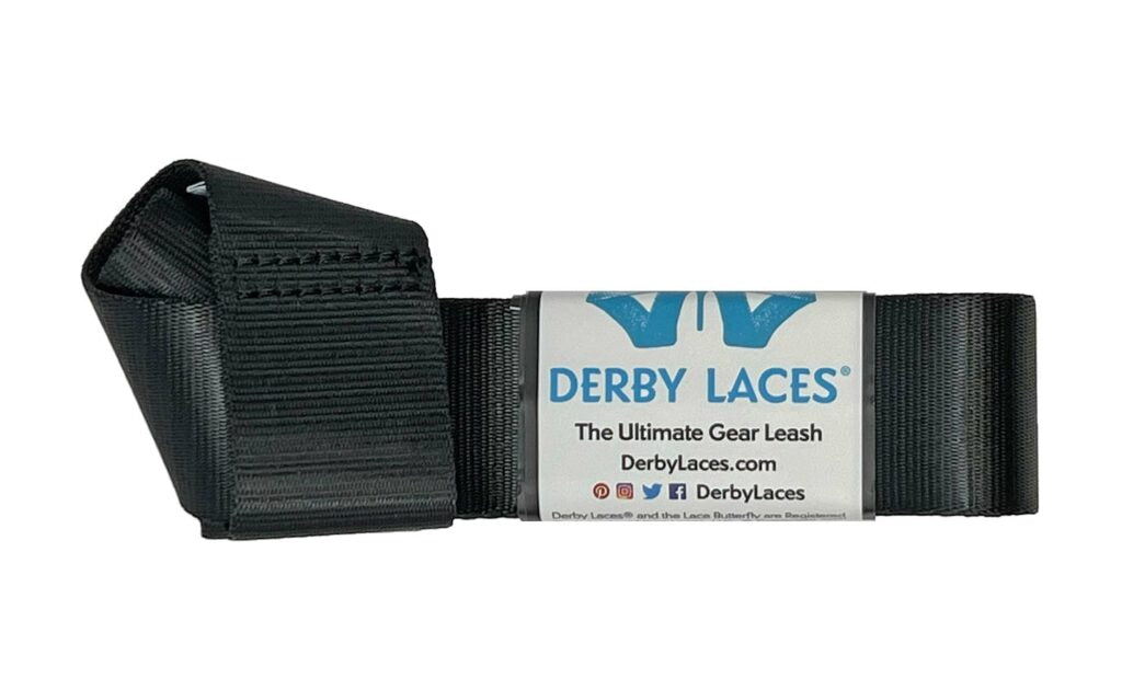 BLACK PRINT SKATE LEASH