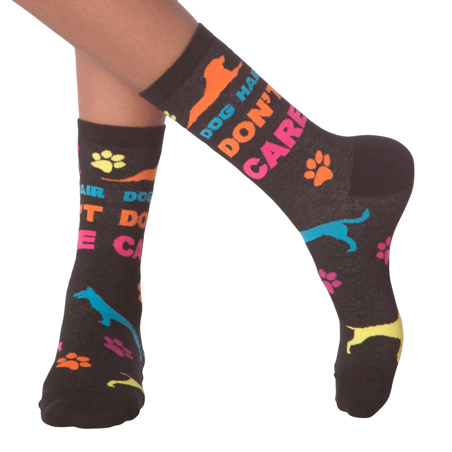 DOG HAIR DONT CARE CREW SOCKS